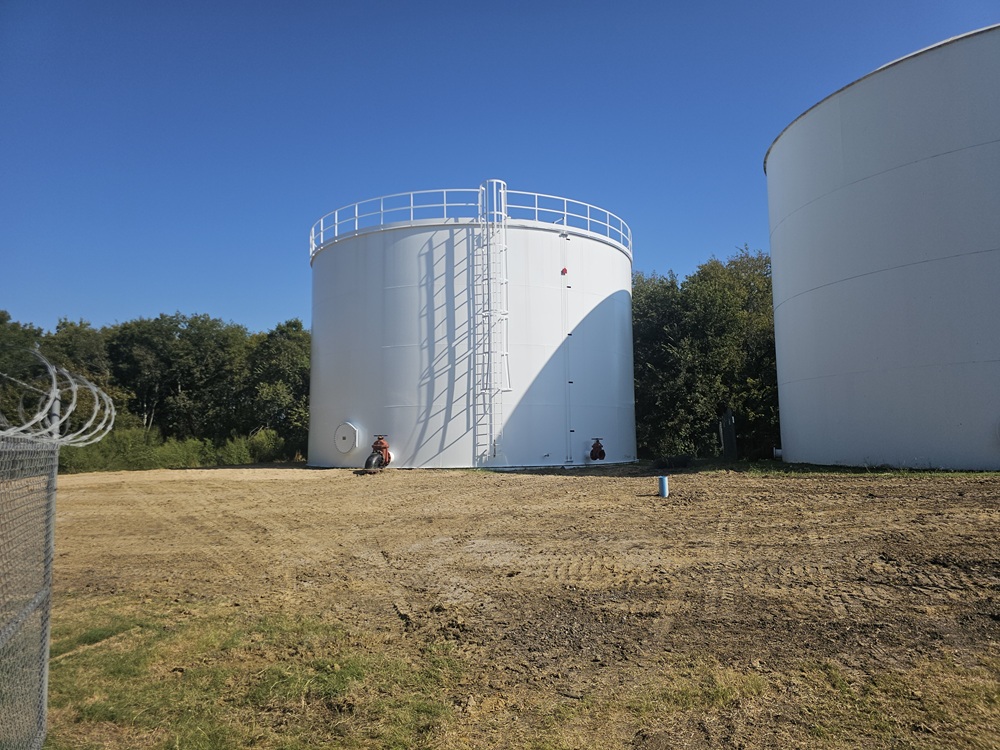 new Alma ground storage tank